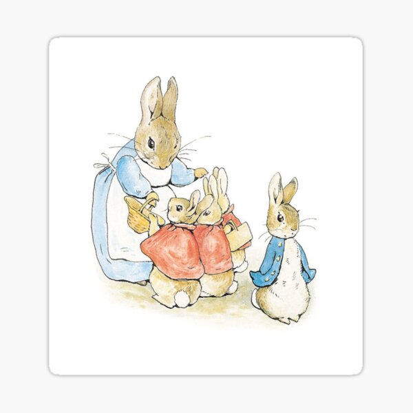 Peter Rabbit - Beatrix Potter Sticker
