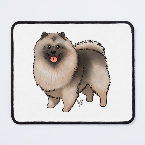 Item preview, Keeshond - Cream Gray and Black designed and sold by Jennifer Stolzer.