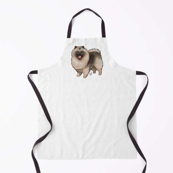 Item preview, Keeshond - Cream Gray and Black designed and sold by Jennifer Stolzer.