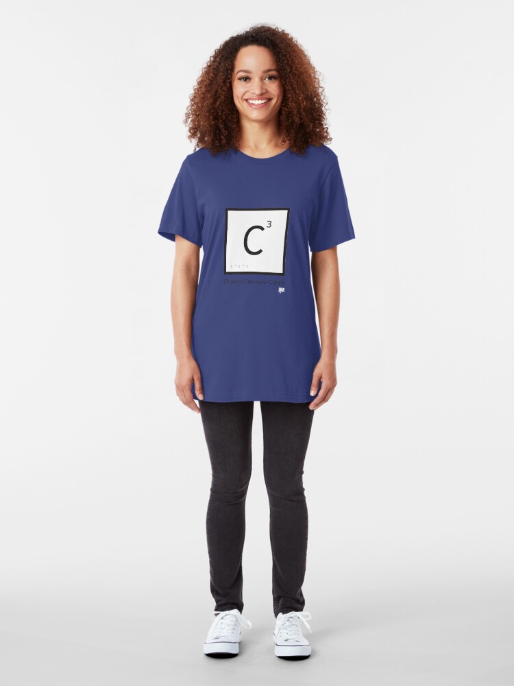 Alternate view of Chaos Causes Cash Slim Fit T-Shirt
