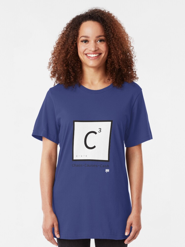 Alternate view of Chaos Causes Cash Slim Fit T-Shirt