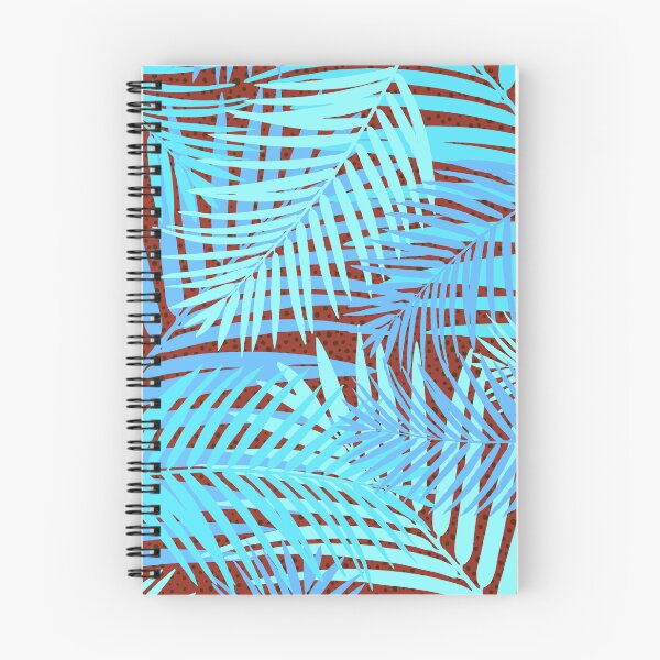 Item preview, Bright Blue Palms Digital Pattern designed and sold by zolarche.