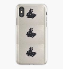Rabbit in A Snowstorm iPhone Case