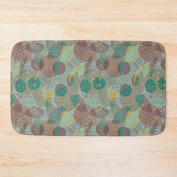 Item preview, Polka dots nature elements green designed and sold by Alessandro Remo Mazzoni Remotextiles.