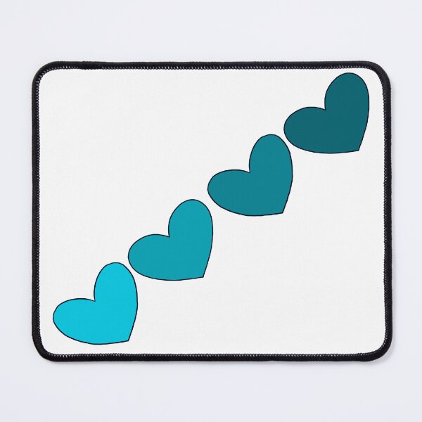 Item preview, Teal hearts designed and sold by k-cheyanne.