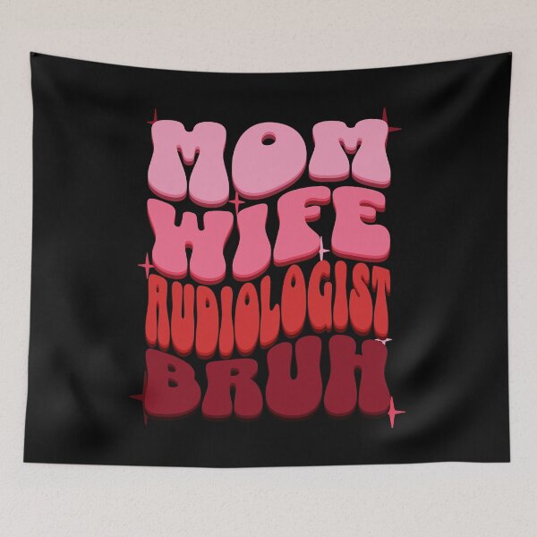 Item preview, Mom Wife Audiologist Bruh, Retro Colorful Mommy design designed and sold by BYNDART.