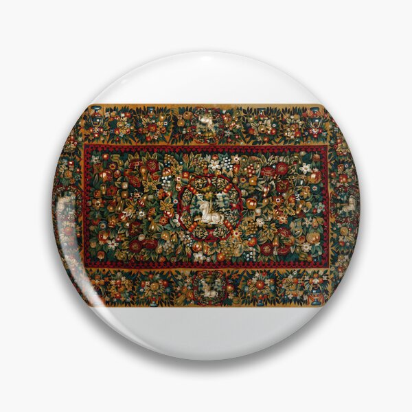 Item preview, Medieval Unicorn Floral Tapestry Duffle Bag 	 designed and sold by iuimzlirn40.