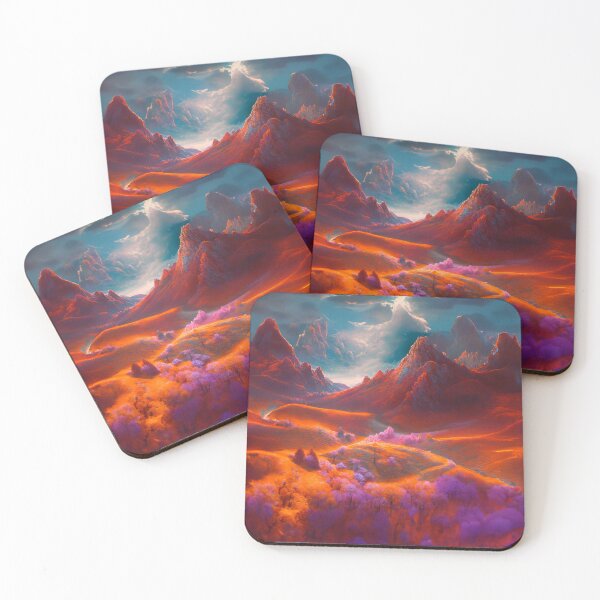 Item preview, Orange Mountain Landscape designed and sold by Design-Illusi0n.