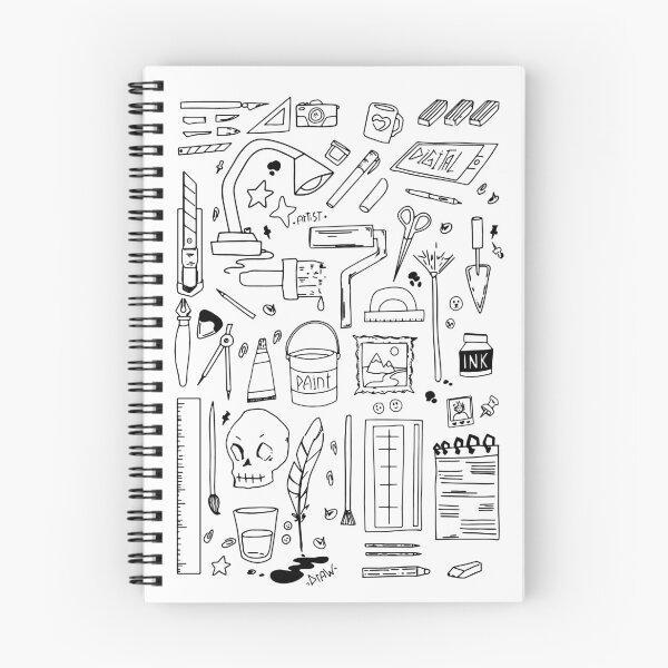 Item preview, drawing doodle line artist supplies designed and sold by Kir4nxiety.
