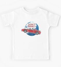 Keine Panik! - eine Hommage an Elon Musk, Spaceman und den Red Roadster Kinder T-Shirt