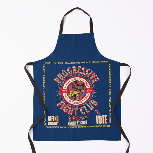 Item preview, PMD01019 Progressive Movement Designs Bernies Progressive Fight Club V4 boxing gloves design shows you support human rights democracy progressive goals for Progressives Democrats Independents designed and sold by ProgressiveLeft.