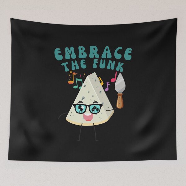 Item preview, Blue Cheese Puns Embrace The Funk  designed and sold by Eolithic.