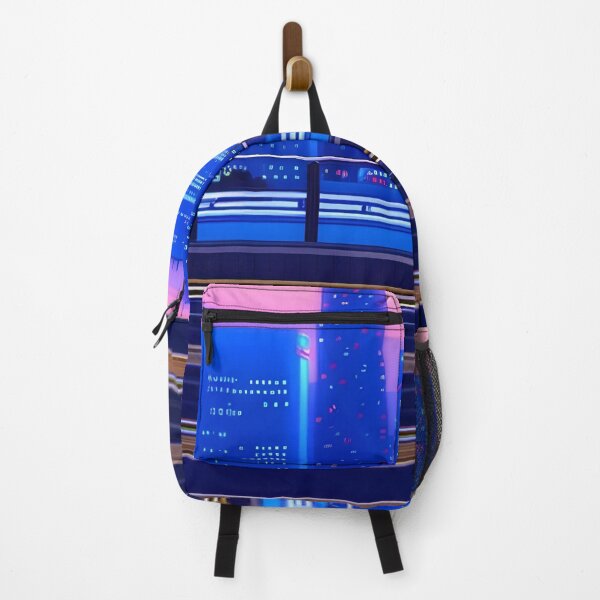 Item preview, Pink and Blue Lofi Chill Dreamy Cityscape Train designed and sold by diamondmilk.