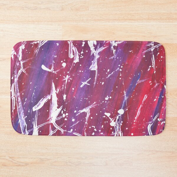 Item preview, Abstract Brushstroke Palette Knife Splatter Painting Pink designed and sold by abstractwhimsy.