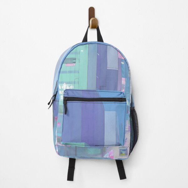 Item preview, Pastel Pink and Blue Dreamy Tokyo Cityscape designed and sold by diamondmilk.