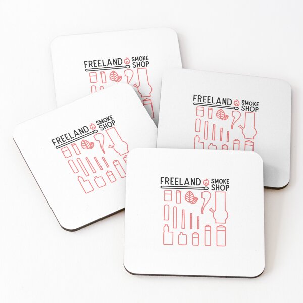 Item preview, Freeland Smoke Shop Logo Graphic - Black designed and sold by nacforit.