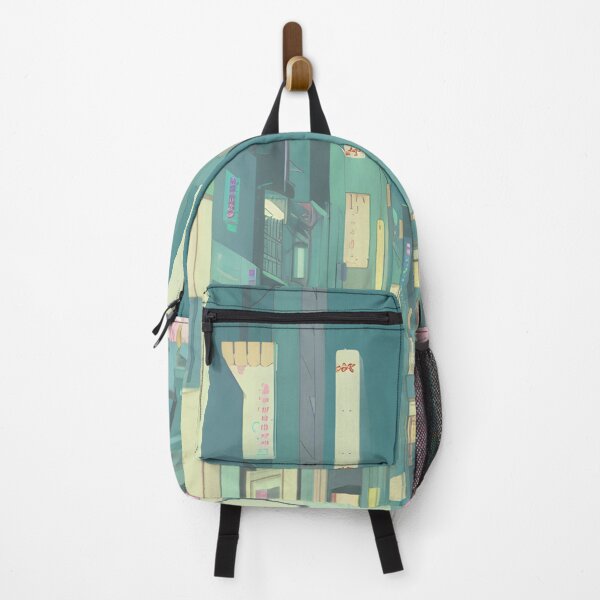 Item preview, Pastel Yellow and Blue Dreamy Tokyo Cityscape designed and sold by diamondmilk.