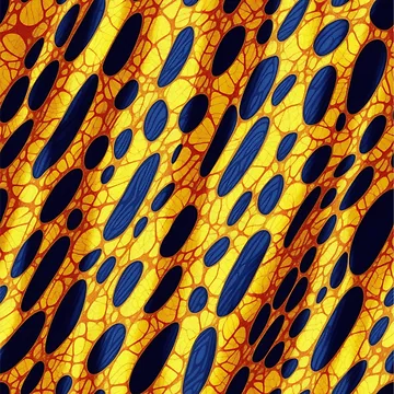 Artwork thumbnail, Abstract Yellow and Blue pattern by Rothnaric