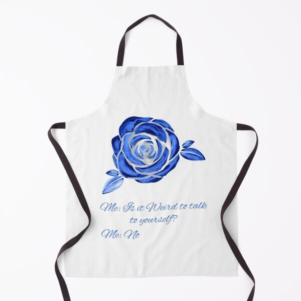 Item preview, Weird To Talk To Self? Large Blue Rose designed and sold by IvaRenee.