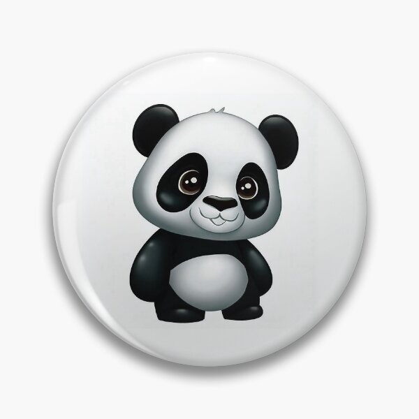 Item preview, Panda Pin Buttons designed and sold by sellbrand.