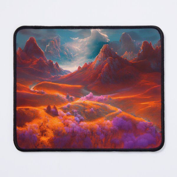 Item preview, Orange Mountain Landscape designed and sold by Design-Illusi0n.
