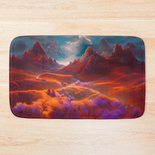 Item preview, Orange Mountain Landscape designed and sold by Design-Illusi0n.