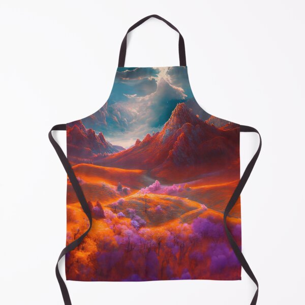 Item preview, Orange Mountain Landscape designed and sold by Design-Illusi0n.