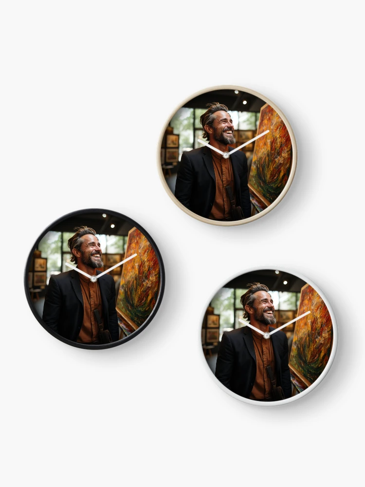 Thumbnail 3 of 4, Clock, Personal AI Assistant Developer - Personalized AI Developer designed and sold by TheBrainArt.