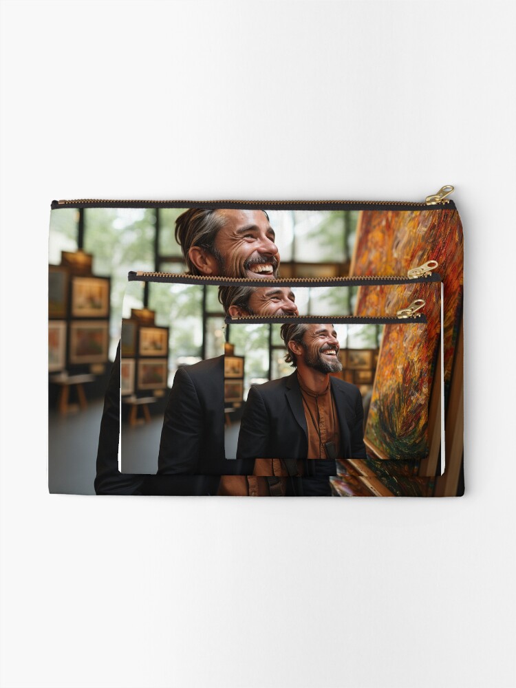 Thumbnail 2 of 4, Zipper Pouch, Personal AI Assistant Developer - Personalized AI Developer designed and sold by TheBrainArt.