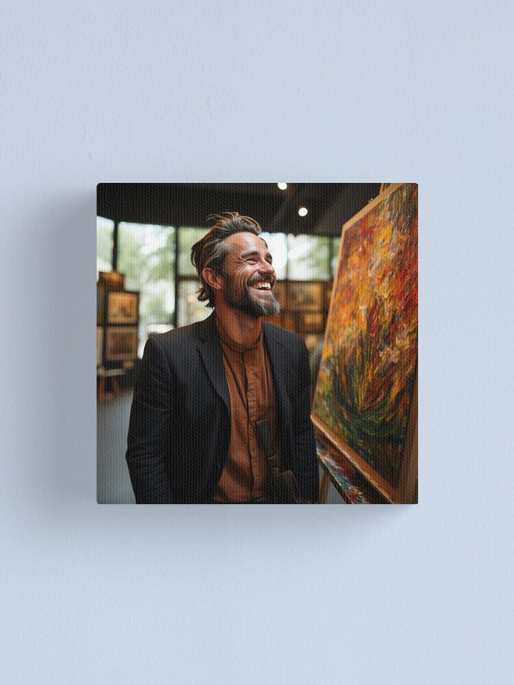 Thumbnail 1 of 3, Canvas Print, Personal AI Assistant Developer - Personalized AI Developer designed and sold by TheBrainArt.