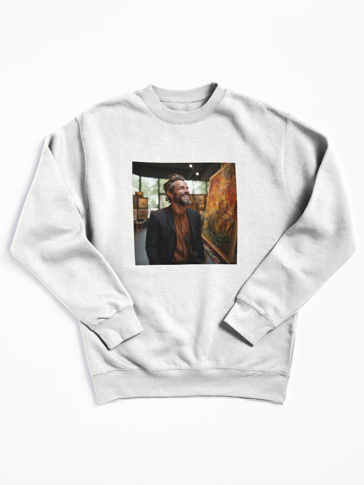 Thumbnail 3 of 6, Pullover Sweatshirt, Personal AI Assistant Developer - Personalized AI Developer designed and sold by TheBrainArt.