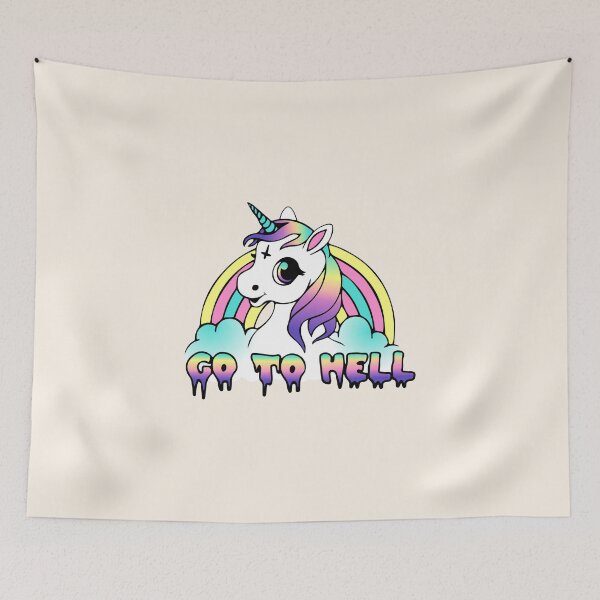 Item preview, Unicorn go to hell designed and sold by soyranka.