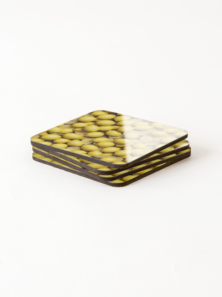 Imagen 4 de 5, Posavasos (lote de 4) con la obra Lemons pattern, diseñada y vendida por Rothnaric.