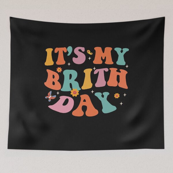Item preview, My Birthday Vintage Groovy Birthday Women Teens Girls designed and sold by mainana78.