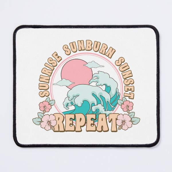 Item preview, Sunrise Sunburn Sunset Repeat designed and sold by WiseNomad.