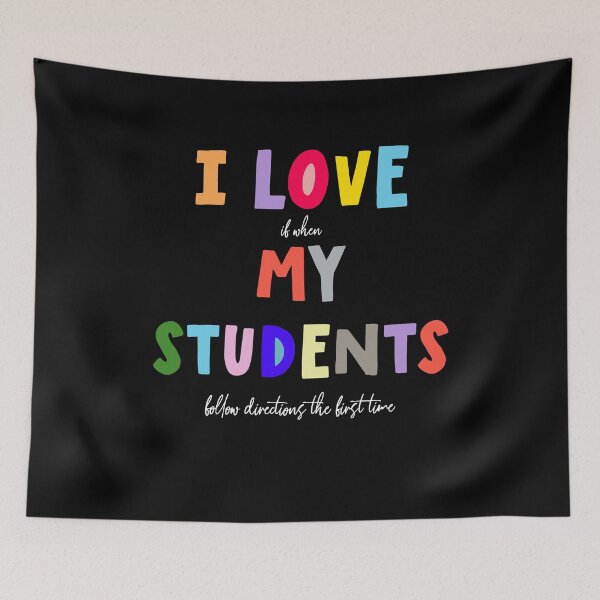 Item preview, I Love if when My Students follow directions the first time designed and sold by pookkudesign.