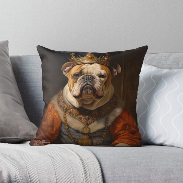 Bulldog cushion outlet