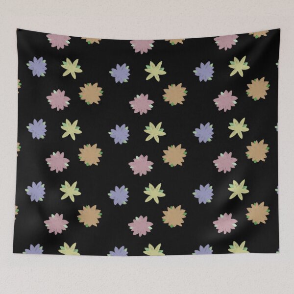 Item preview, colorful chalk flowers pack designed and sold by fiestyginger314.