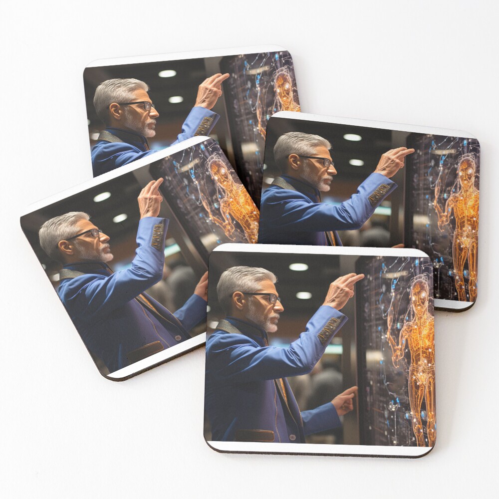Item preview, Coasters (Set of 4) designed and sold by TheBrainArt.