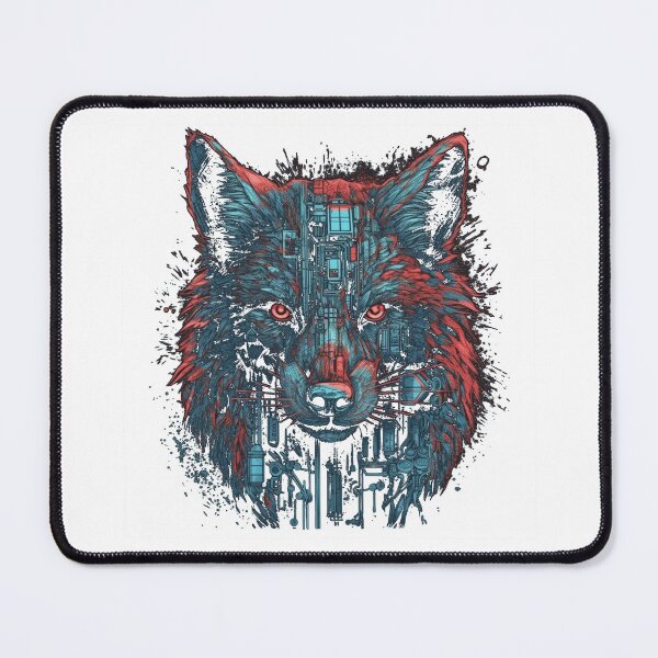 Item preview, Cyber Punk Wolf By Jonathan P., and AI designed and sold by JonathanP514.
