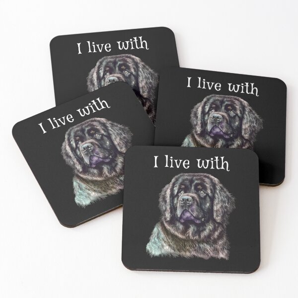 Item preview, I live with Great Newfoundland Dog designed and sold by World-animals.