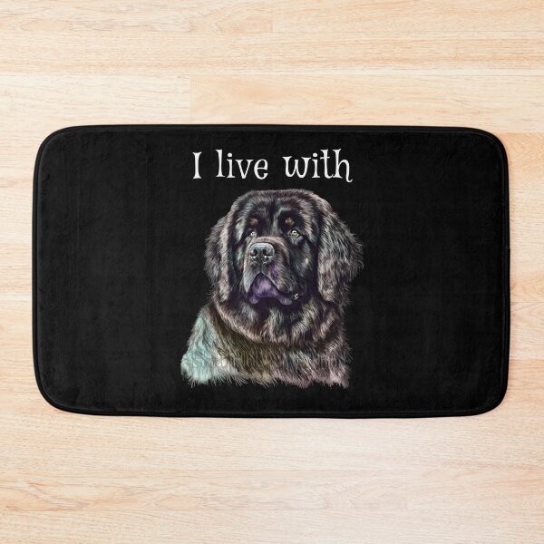 Item preview, I live with Great Newfoundland Dog designed and sold by World-animals.