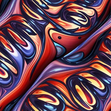 Artwork thumbnail, Abstract art pattern by Rothnaric