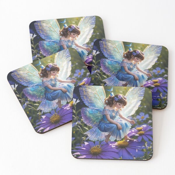Item preview, Enchanting Fairy perched atop a Wildflower: A Whimsical Delight designed and sold by T-shirtMill.