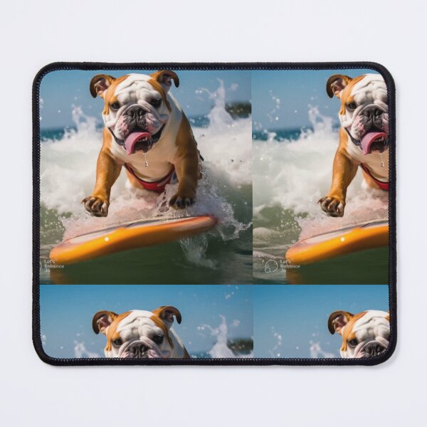 Item preview, Surfing English Bulldog designed and sold by Casper1288.