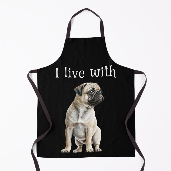 Item preview, I live with Pug Dog designed and sold by World-animals.