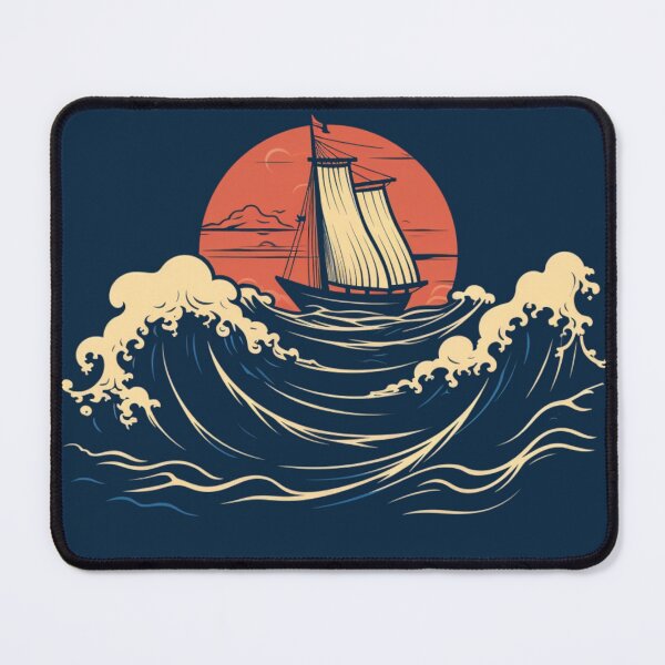 Item preview, Navegando al atardecer designed and sold by PrintDesignLab.