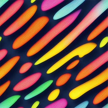 Aperçu de l'œuvre Bright color strokes pattern de Rothnaric