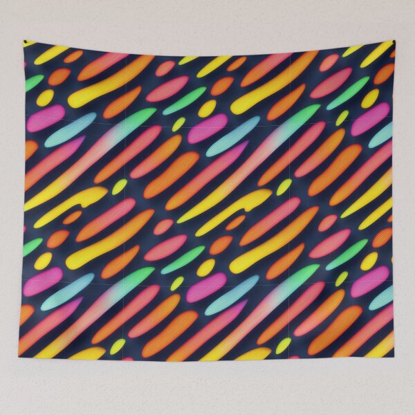 Aperçu de l'œuvre Bright color strokes pattern créée et vendue par Rothnaric.