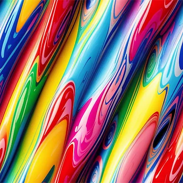 Artwork thumbnail, Abstract paint mixing pattern by Rothnaric